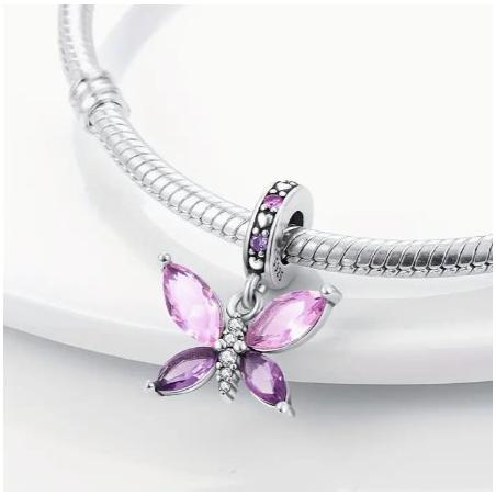 Sparkling Butterfly Charm - CHARM BY CASA - Charm