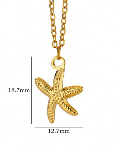 Starfish Necklace - CHARM BY CASA - Necklace